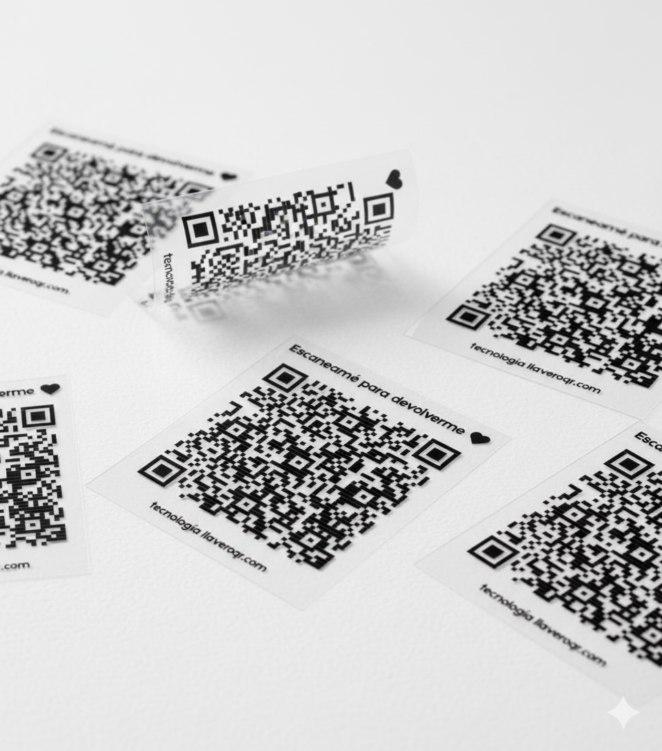 PegatinaQR - pegatina UV con tu contacto directo en cualquier objeto