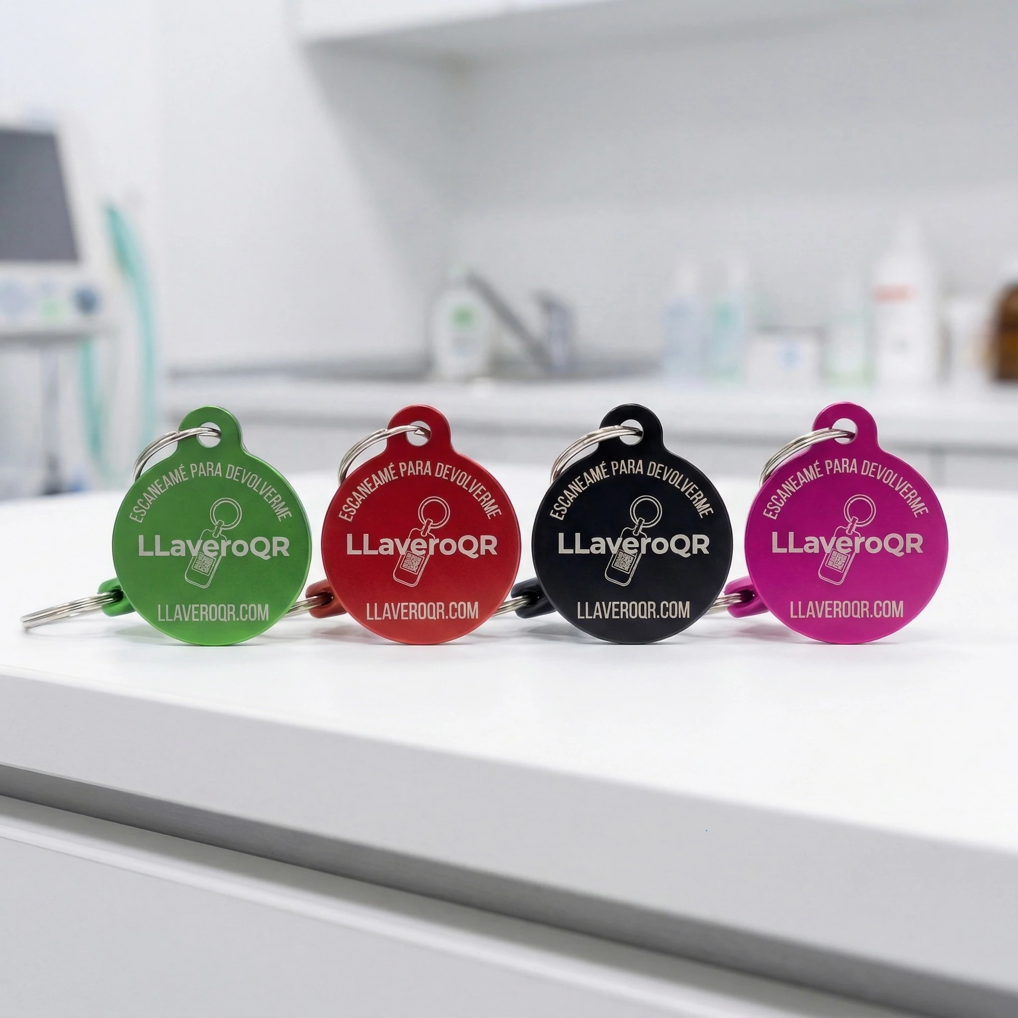 Todas las variantes de colores de MascotaQR