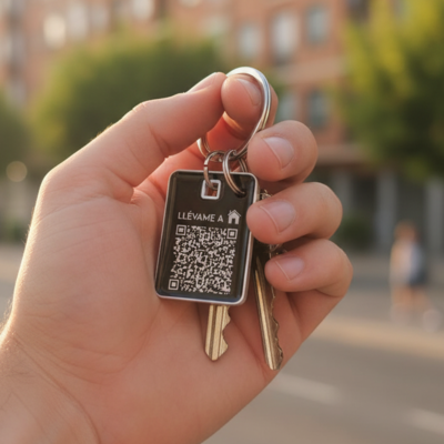 Llavero QR lifestyle