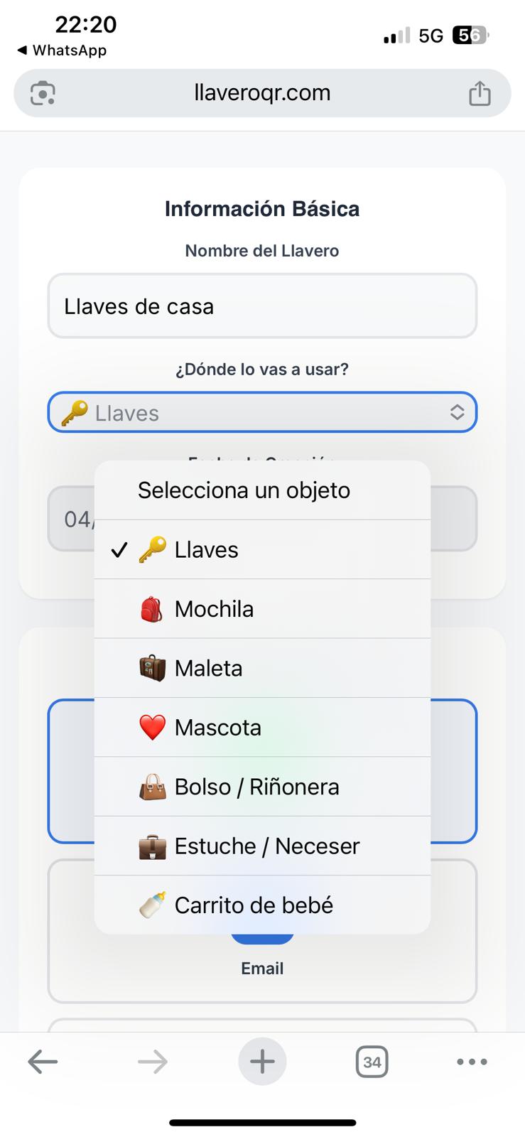 Configuración de tipos de objetos